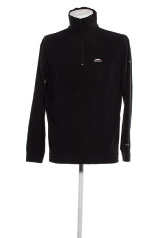 Herren Fleece Shirt Trespass, Größe M, Farbe Schwarz, Preis 13,15 €