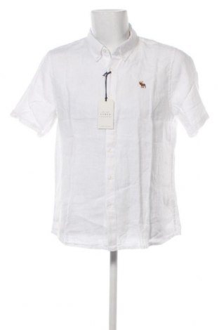 Мъжка риза Abercrombie & Fitch, Размер L, Цвят Бял, Цена 102,00 лв.