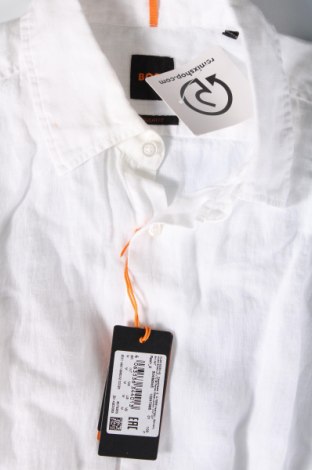 Ανδρικό πουκάμισο BOSS, Μέγεθος M, Χρώμα Λευκό, Τιμή 74,39 €