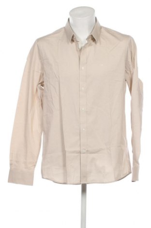 Мъжка риза Calvin Klein, Размер XL, Цвят Бежов, Цена 92,25 лв.