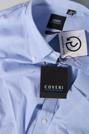 Мъжка риза Coveri, Размер M, Цвят Син, Цена 19,60 лв.