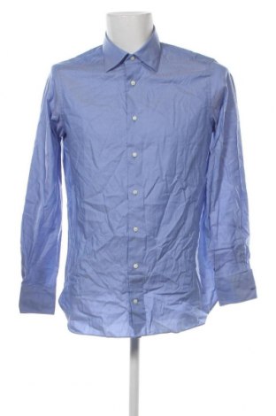 Ανδρικό πουκάμισο Ermenegildo Zegna, Μέγεθος M, Χρώμα Μπλέ, Τιμή 74,85 €