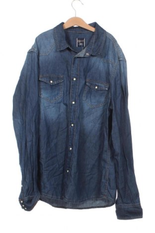 Мъжка риза Gaudi Jeans, Размер L, Цвят Син, Цена 39,00 лв.