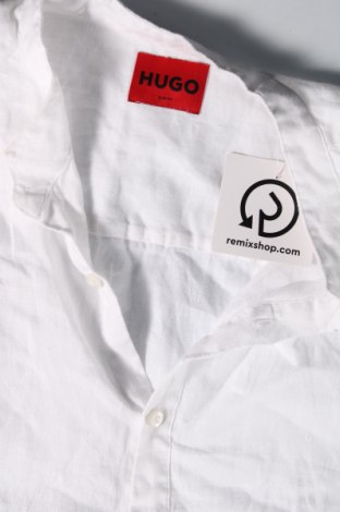Ανδρικό πουκάμισο Hugo Boss, Μέγεθος L, Χρώμα Λευκό, Τιμή 94,37 €