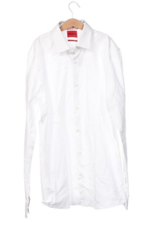 Ανδρικό πουκάμισο Hugo Boss, Μέγεθος M, Χρώμα Λευκό, Τιμή 71,81 €