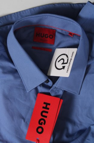 Cămașă de bărbați Hugo Boss, Mărime M, Culoare Albastru, Preț 543,33 Lei