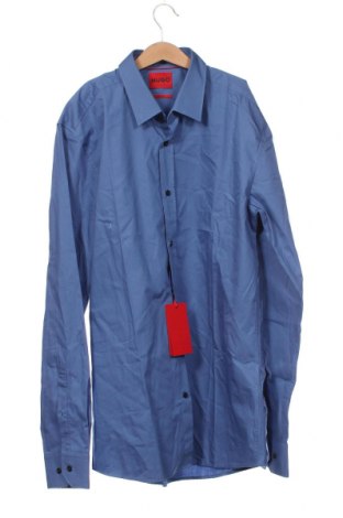 Herrenhemd Hugo Boss, Größe M, Farbe Blau, Preis 85,14 €