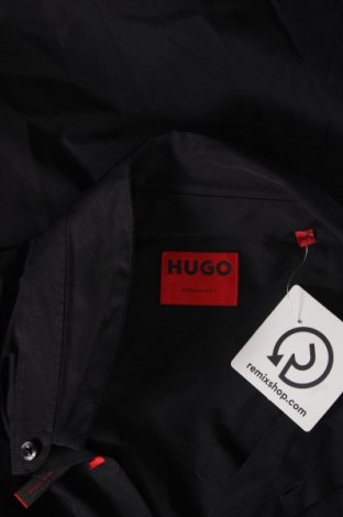 Ανδρικό πουκάμισο Hugo Boss, Μέγεθος M, Χρώμα Μαύρο, Τιμή 71,67 €