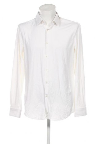 Herrenhemd Hugo Boss, Größe XL, Farbe Weiß, Preis 68,73 €