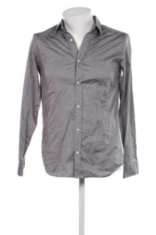 Herrenhemd Jack & Jones, Größe M, Farbe Grau, Preis 2,33 €