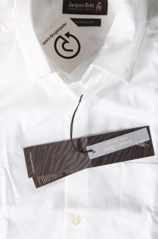 Herrenhemd Jacques Britt, Größe L, Farbe Weiß, Preis € 37,11
