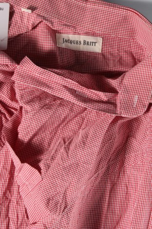 Herrenhemd Jacques Britt, Größe L, Farbe Rot, Preis € 16,70