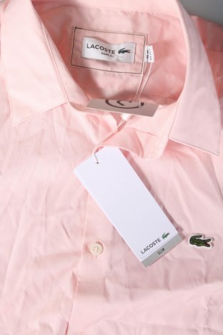 Herrenhemd Lacoste, Größe M, Farbe Rosa, Preis € 77,32