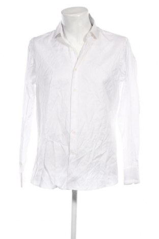 Ανδρικό πουκάμισο Mango, Μέγεθος S, Χρώμα Λευκό, Τιμή 15,77 €