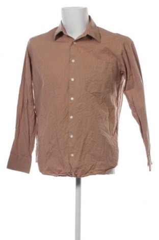 Herrenhemd Montego, Größe M, Farbe Beige, Preis € 2,35