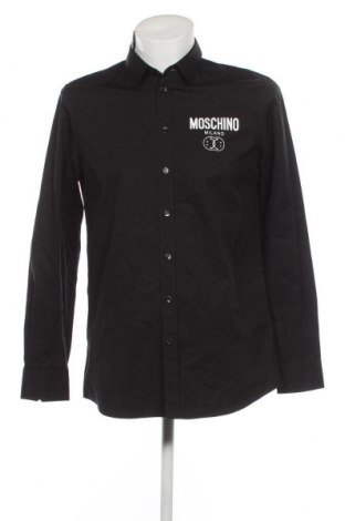 Ανδρικό πουκάμισο Moschino Couture, Μέγεθος M, Χρώμα Μαύρο, Τιμή 195,36 €