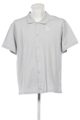 Ανδρικό πουκάμισο PUMA, Μέγεθος L, Χρώμα Γκρί, Τιμή 37,86 €