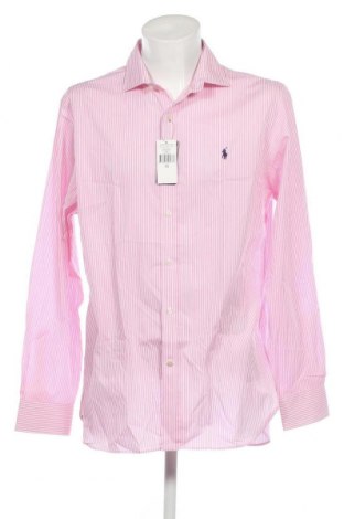 Męska koszula Polo By Ralph Lauren, Rozmiar XL, Kolor Różowy, Cena 491,78 zł