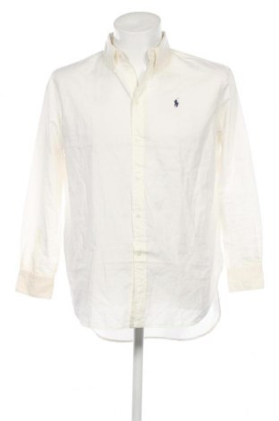 Herrenhemd Polo By Ralph Lauren, Größe M, Farbe Ecru, Preis 87,71 €