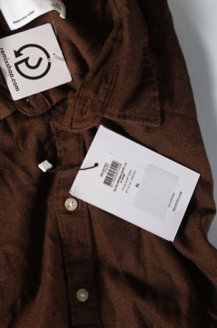 Herrenhemd Selected Homme, Größe XL, Farbe Braun, Preis 42,27 €