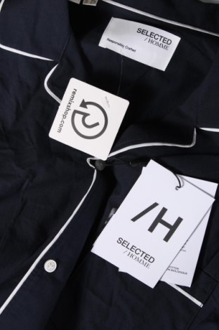 Ανδρικό πουκάμισο Selected Homme, Μέγεθος M, Χρώμα Μπλέ, Τιμή 7,71 €