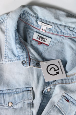 Cămașă de bărbați Tommy Jeans, Mărime XL, Culoare Albastru, Preț 197,37 Lei