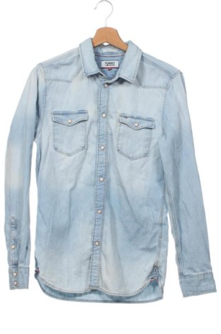 Мъжка риза Tommy Jeans, Размер XS, Цвят Син, Цена 37,50 лв.