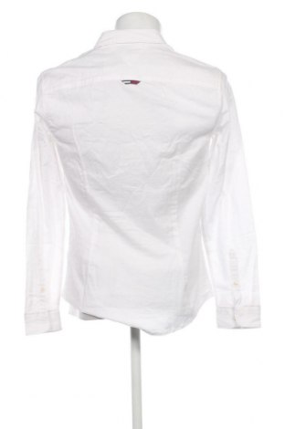 Ανδρικό πουκάμισο Tommy Jeans, Μέγεθος M, Χρώμα Λευκό, Τιμή 60,31 €