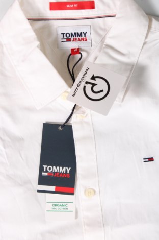 Pánska košeľa  Tommy Jeans, Veľkosť L, Farba Biela, Cena  77,32 €