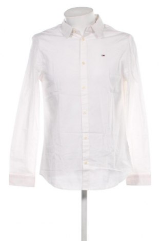 Мъжка риза Tommy Jeans, Размер L, Цвят Бял, Цена 150,00 лв.