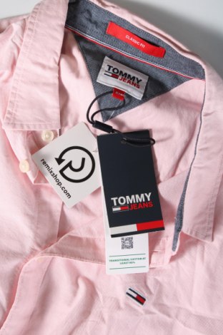 Ανδρικό πουκάμισο Tommy Jeans, Μέγεθος XXL, Χρώμα Ρόζ , Τιμή 67,27 €