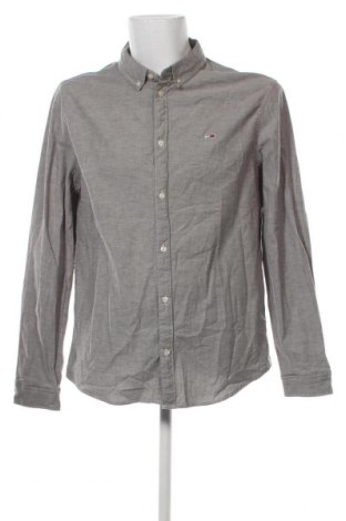 Ανδρικό πουκάμισο Tommy Jeans, Μέγεθος XL, Χρώμα Γκρί, Τιμή 54,12 €