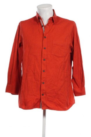Мъжка риза Walbusch, Размер L, Цвят Оранжев, Цена 21,06 лв.