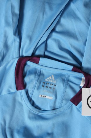 Herren Sport Shirt Adidas, Größe M, Farbe Blau, Preis 7,66 €