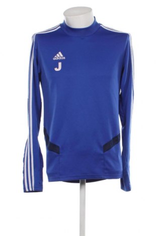 Herren Sport Shirt Adidas, Größe M, Farbe Blau, Preis 6,01 €