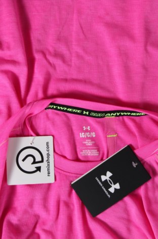 Herren Sport Shirt Under Armour, Größe L, Farbe Rosa, Preis € 16,82