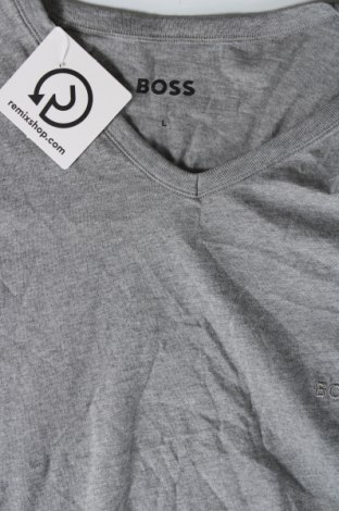 Herren T-Shirt BOSS, Größe L, Farbe Grau, Preis 35,18 €