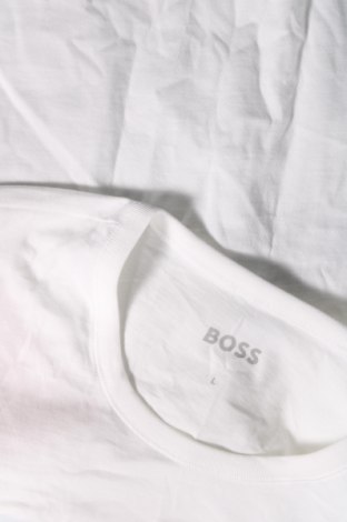 Herren T-Shirt BOSS, Größe L, Farbe Weiß, Preis € 35,18