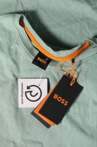 Męski T-shirt Boss Orange, Rozmiar L, Kolor Zielony, Cena 237,89 zł