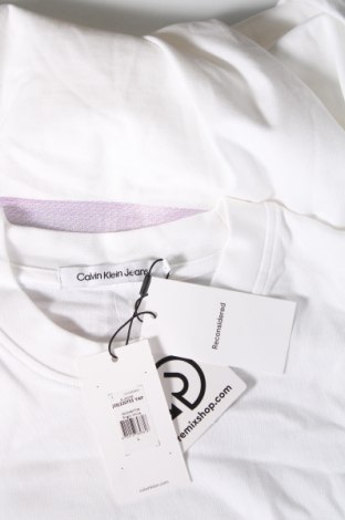 Herren T-Shirt Calvin Klein Jeans, Größe L, Farbe Weiß, Preis 35,05 €