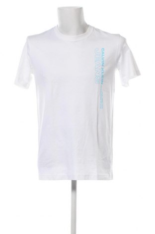 Męski T-shirt Calvin Klein Jeans, Rozmiar M, Kolor Biały, Cena 154,06 zł