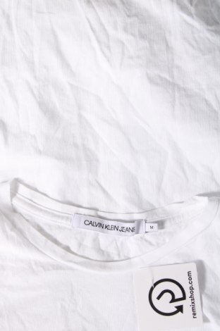 Мъжка тениска Calvin Klein Jeans, Размер M, Цвят Бял, Цена 55,08 лв.