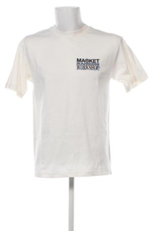 Herren T-Shirt Market, Größe M, Farbe Weiß, Preis 35,05 €
