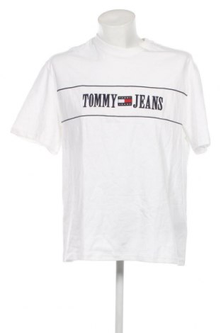 Ανδρικό t-shirt Tommy Jeans, Μέγεθος M, Χρώμα Λευκό, Τιμή 11,22 €