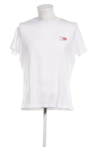 Męski T-shirt Tommy Jeans, Rozmiar XL, Kolor Biały, Cena 146,81 zł