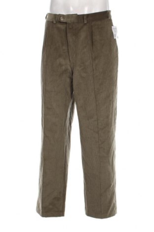 Pantaloni raiați de bărbați, Mărime L, Culoare Verde, Preț 23,85 Lei
