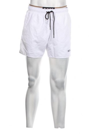 Мъжки къс панталон BOSS, Размер M, Цвят Бял, Цена 215,26 лв.