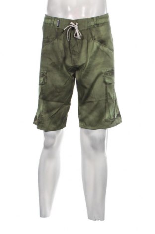 Мъжки къс панталон Bench, Размер M, Цвят Зелен, Цена 24,00 лв.