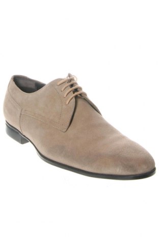Мъжки обувки Hugo Boss, Размер 41, Цвят Бежов, Цена 132,00 лв.