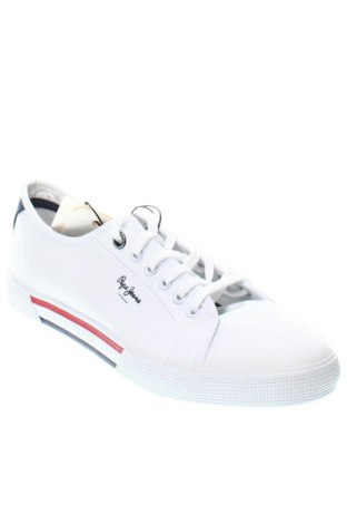 Мъжки обувки Pepe Jeans, Размер 44, Цвят Бял, Цена 122,36 лв.